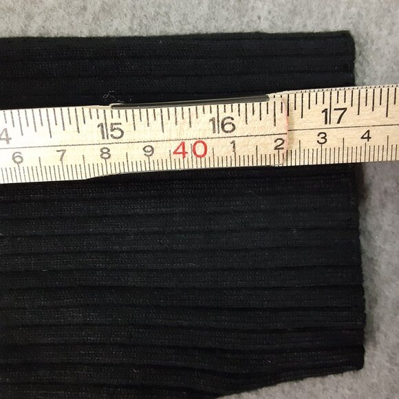 Calvin Klein Woman's Jacket Size XL, Black, 3/4 Sleeve, Hook Closure, Ruffle - Picture 5 of 7